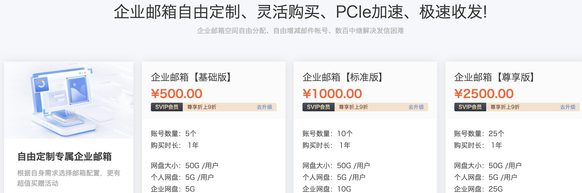 龙名网企业邮箱价格